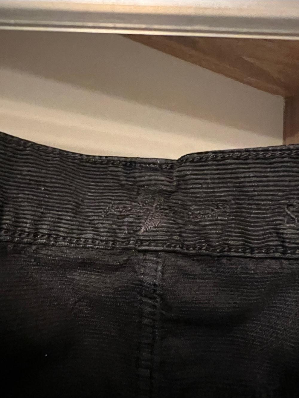 7 For All Mankind Straight-Leg Black courdory Jeans - Timeless Everyday Fit - Picture 4 of 11